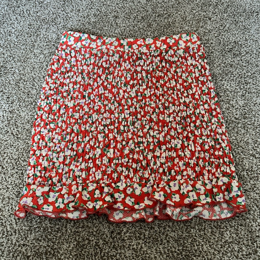 NWT Vero Moda Bright Floral Mini Skirt